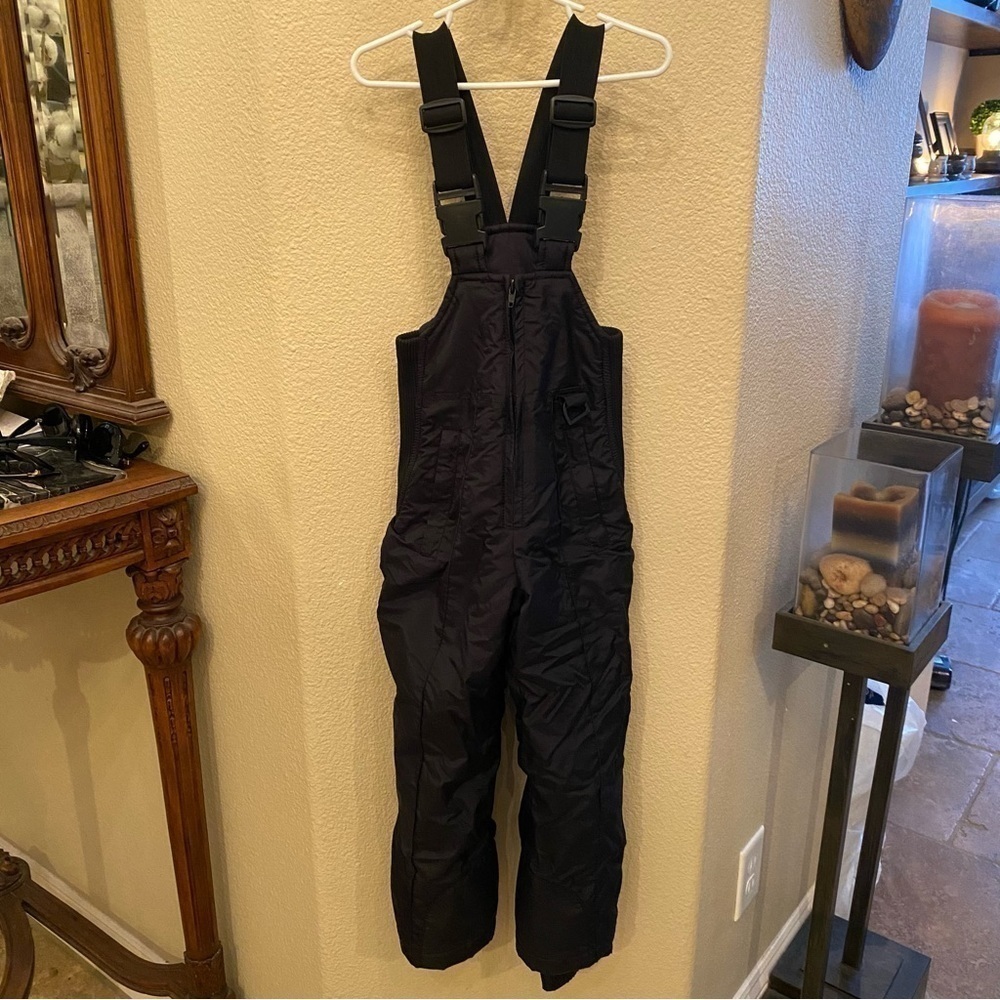 SPORT ESSENTIALS Kids Black Bib Ski Snowboard Snowsuit Size 6 Yrs-Unisex